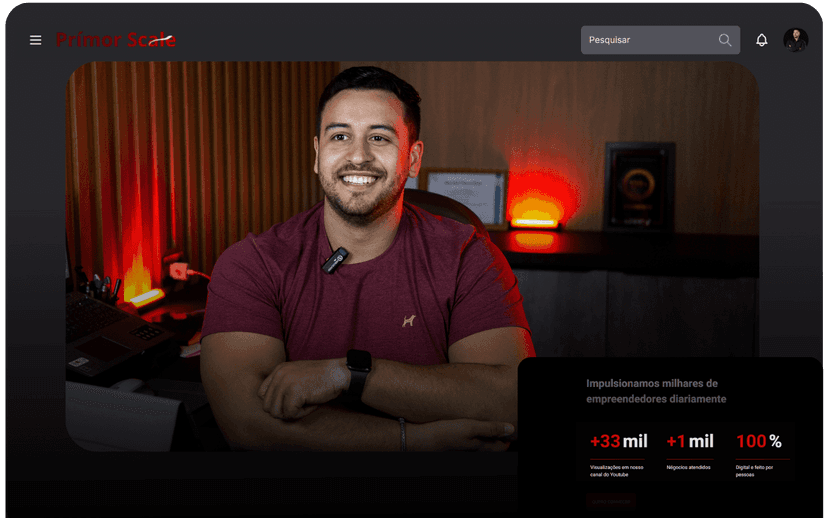 Foto representando uma aula da Prímor Scale